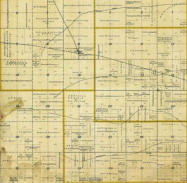 Mt Forest - 1896 Map (newer photo)